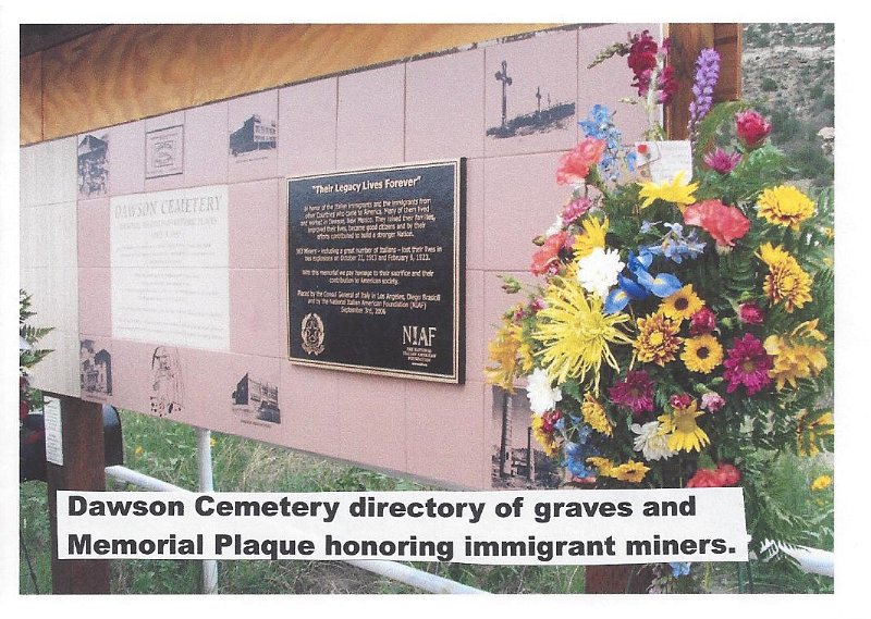 DAWSON-Cemetery and Plaque